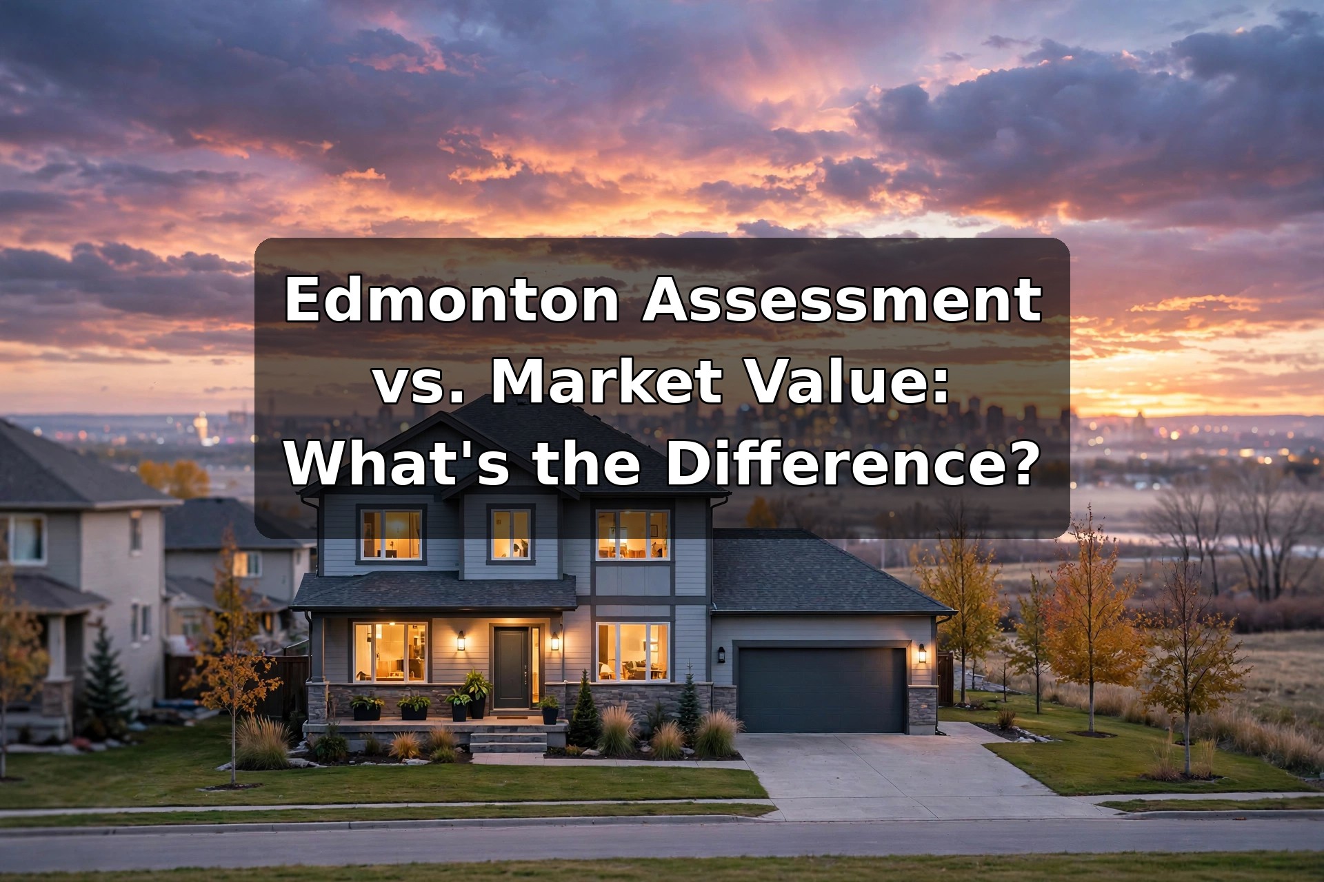 Edmonton Assessment vs. Market Value: What's the Difference