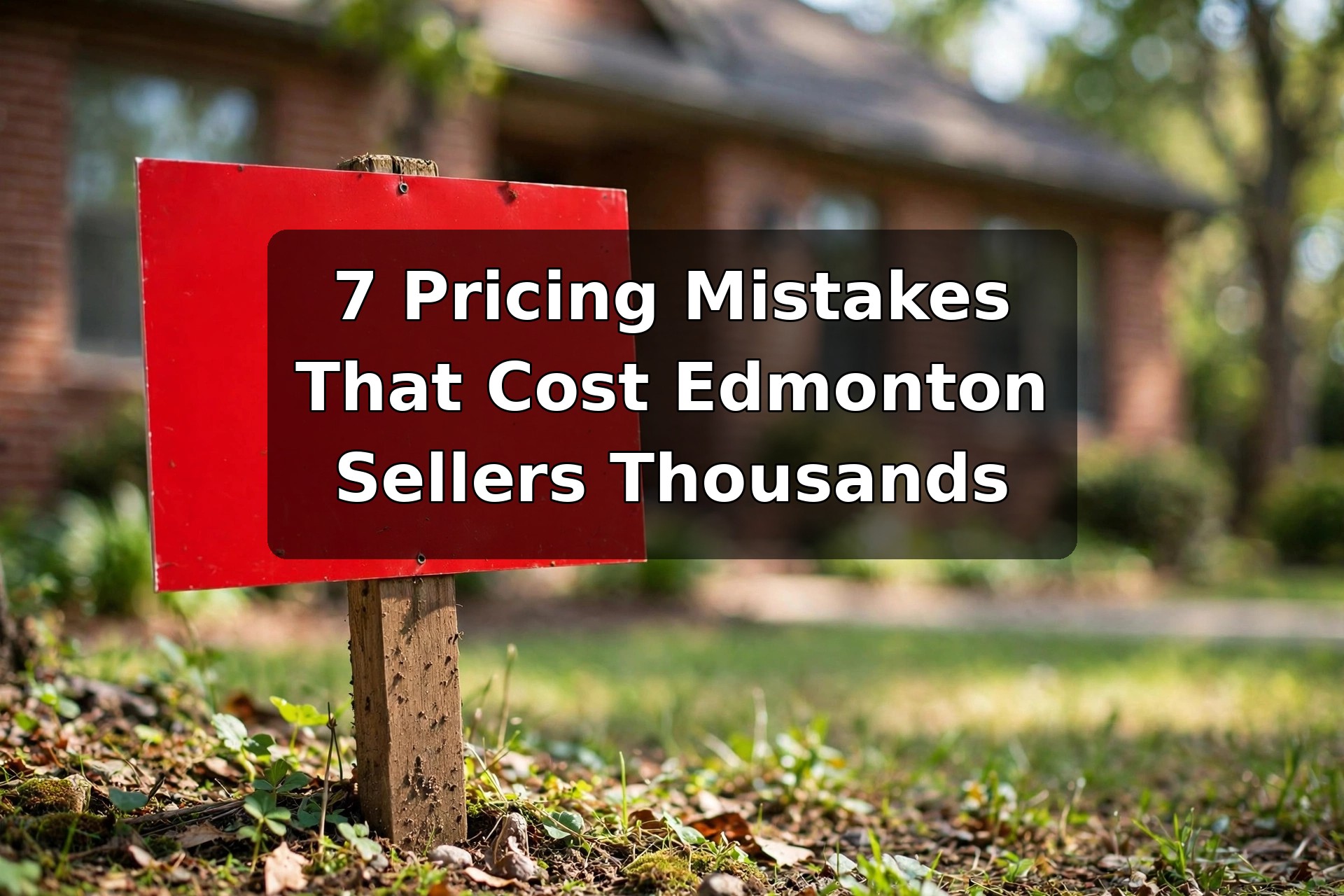 7 Pricing Mistakes That Cost Edmonton Sellers Thousands