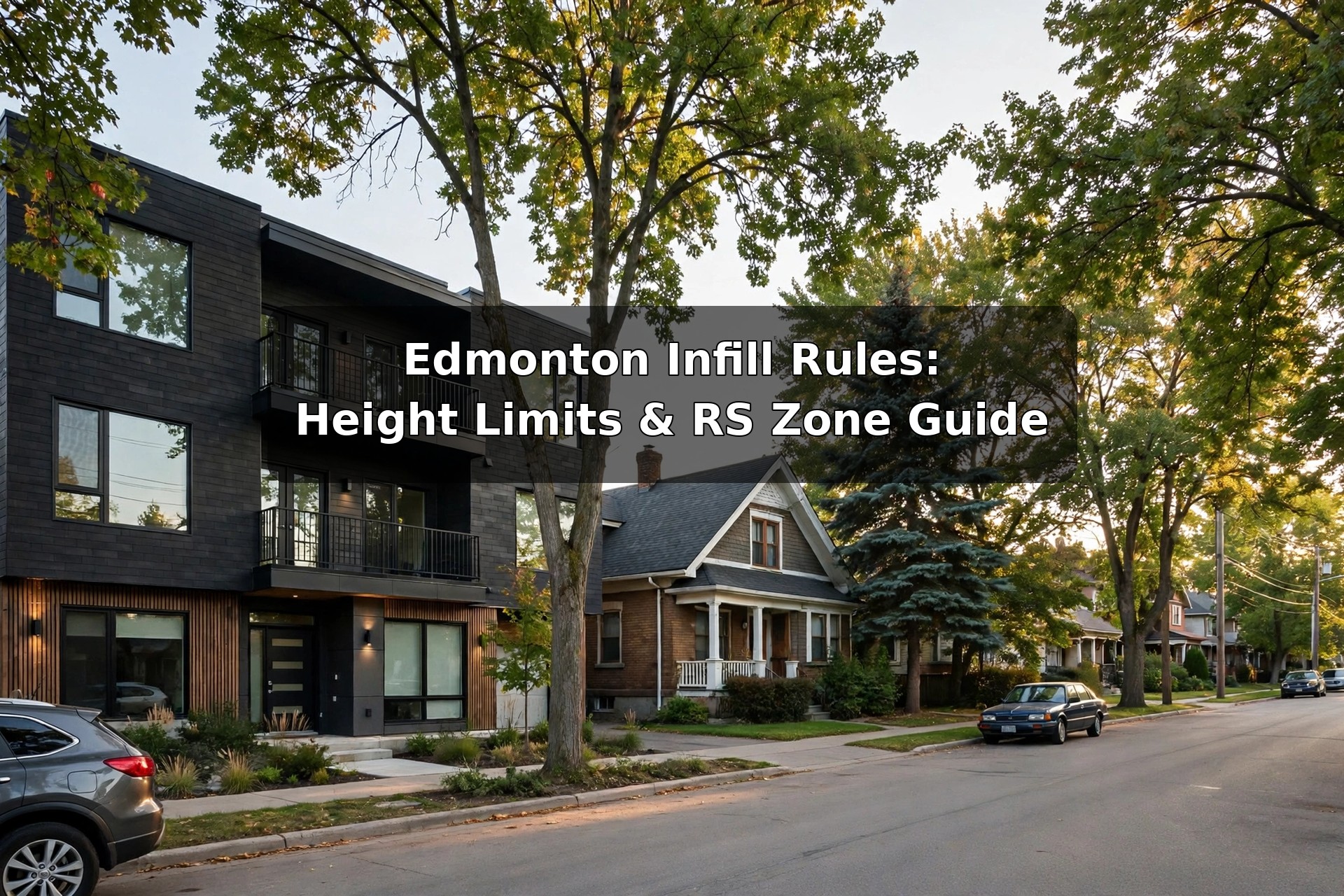 Edmonton Infill Rules: Height Limits & RS Zone Guide